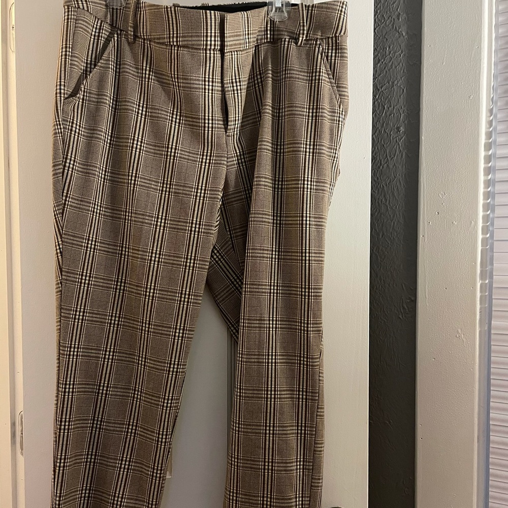 Ava & Viv Plaid Dress Pants